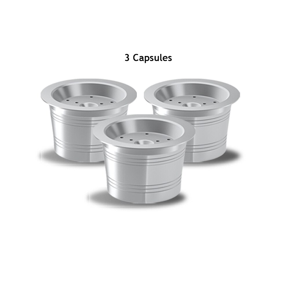 Tchibo Cafissimo Aldi Hervulbare Herbruikbare Koffie Capsule 30 Ml Filters Reutilisable Koffie Capsule Caffitaly Cups Lepel Borstel: 3 PCS Capsule
