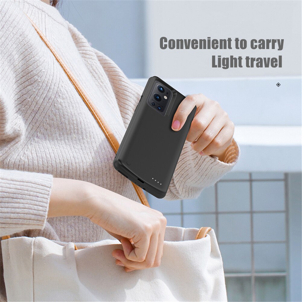 Battery Charger Cases For OnePlus 9 9 Pro Power Bank Case 6800mAh External Charging Battery Case For Oneplus 9R Powerbank Cover