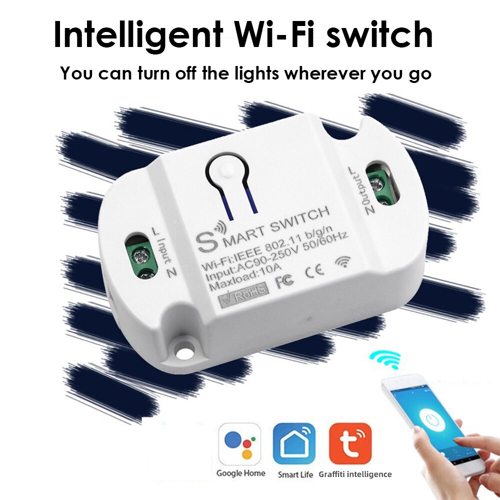 Tuya Alexa Google Home Wifi Switch Domotica Smart Switch Timer DIY Wireless Switches Smart Home Automation Compatible