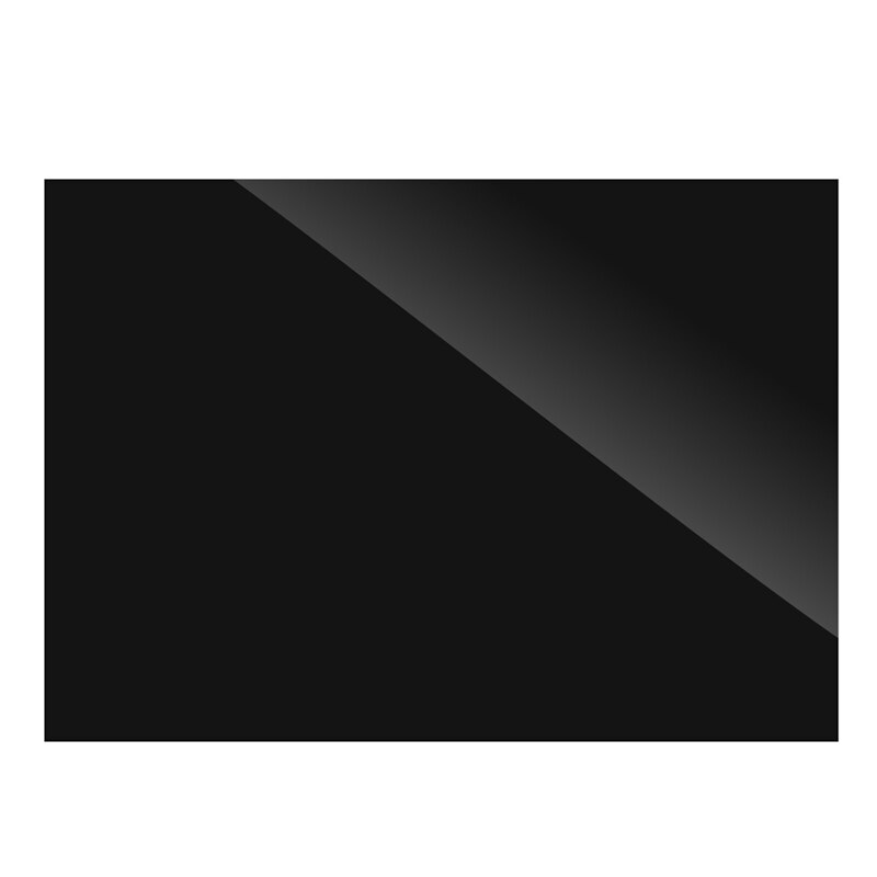 blank ren svart plexiglass plastark akrylbrett organisk glass polymetylmetakrylat 1mm 3mm 8mm tykkelse 200*200mm