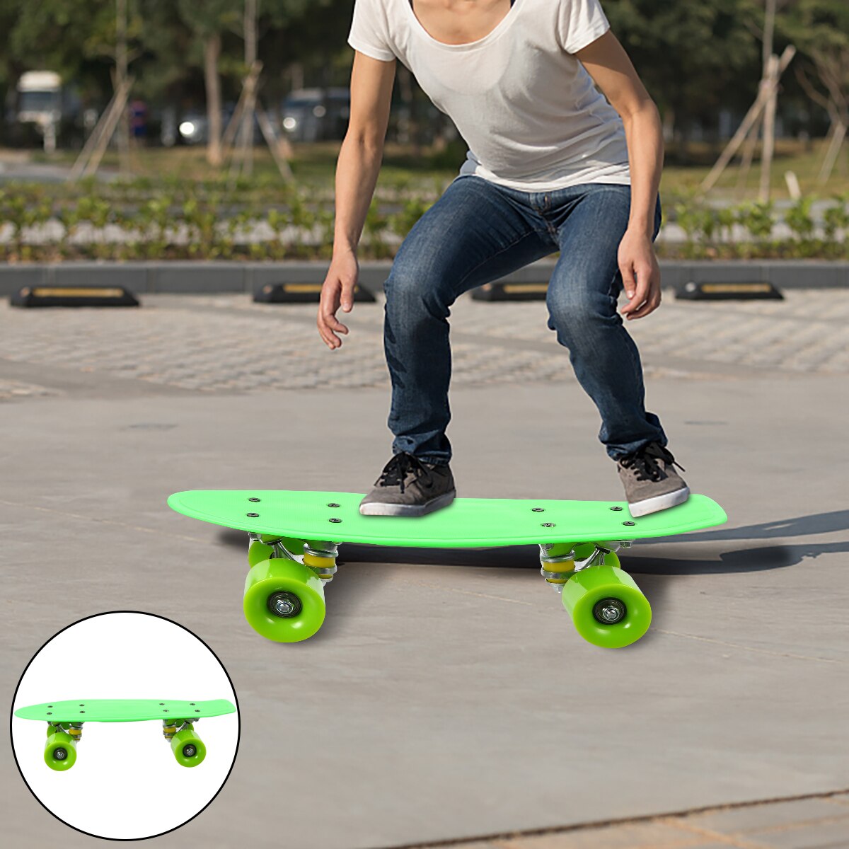 Skateboard vier-Rad Rolle Außen Skateboard Spielzeug freundlicher Erwachsene Skateboard