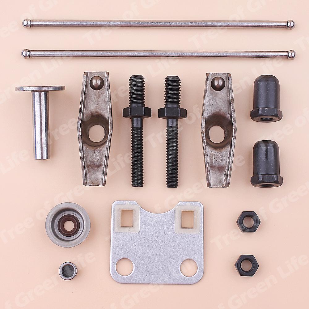 Valve Lifter Rocker Arm Seal Cap Plate Push Rod For Honda GX160 GX200 5.5HP 6.5HP Mower Engine
