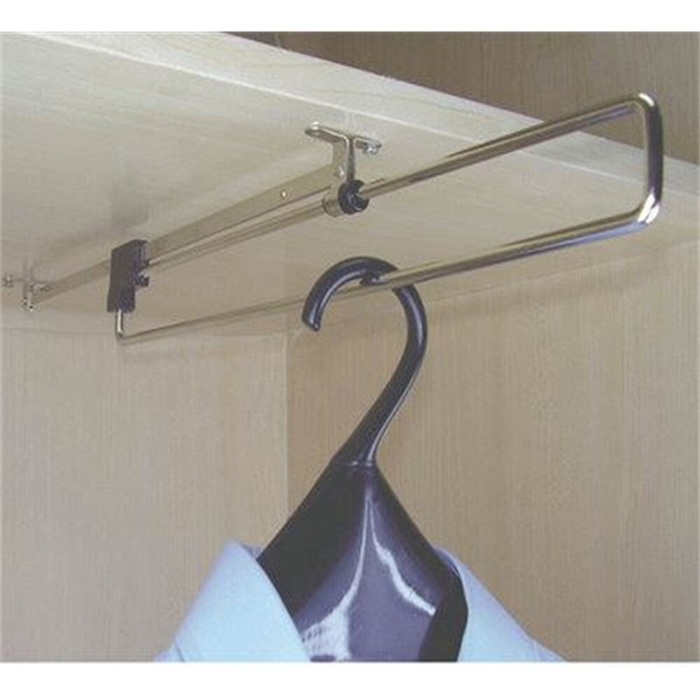 Wardrobe Hang Hanging Rod Telescopic Hanging Clothes Rod Wardrobe Sliding Racks Hanging Bags Tie Silk Scarf Rack Coat Hanger