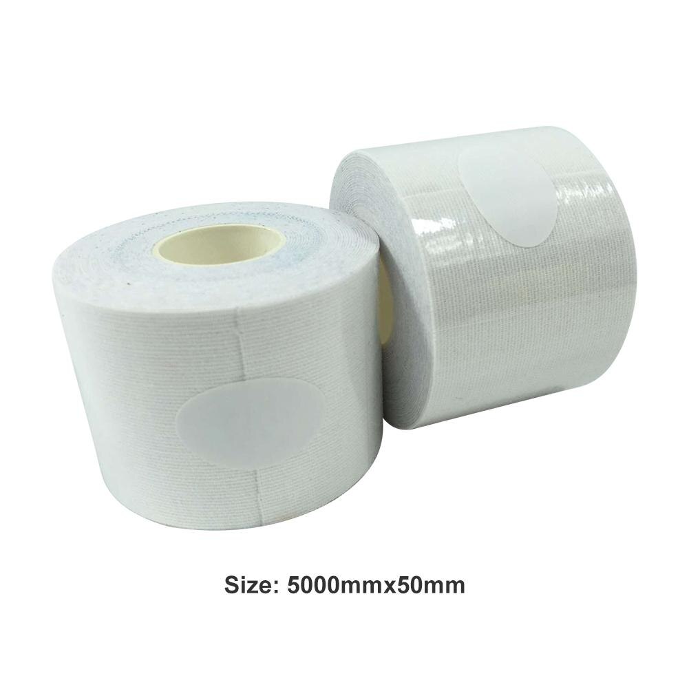Kestävä urheilullinen itseliimautuva teippi urheilu itseliimautuva elastinen side kääreteippi elastoplasti polvipehmusteisiin: Valkoinen