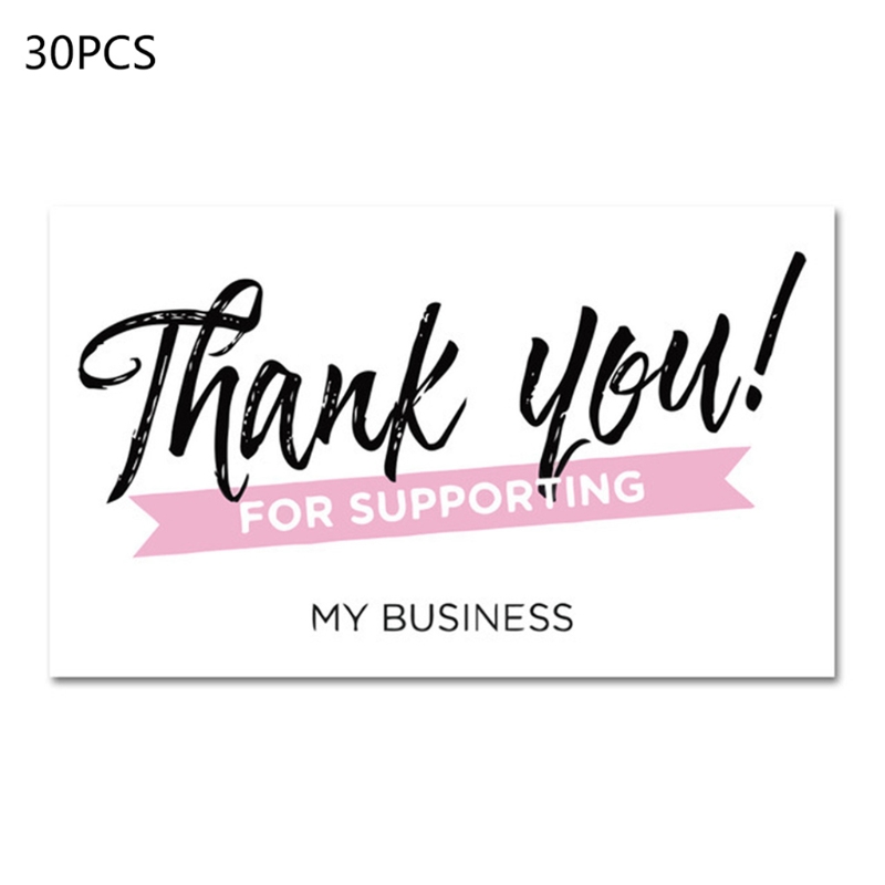 YYSD 30pcs Thank You Card Thank You for Your Order Card Thanks Greeting Cards Appreciation Card for Small Business: 3