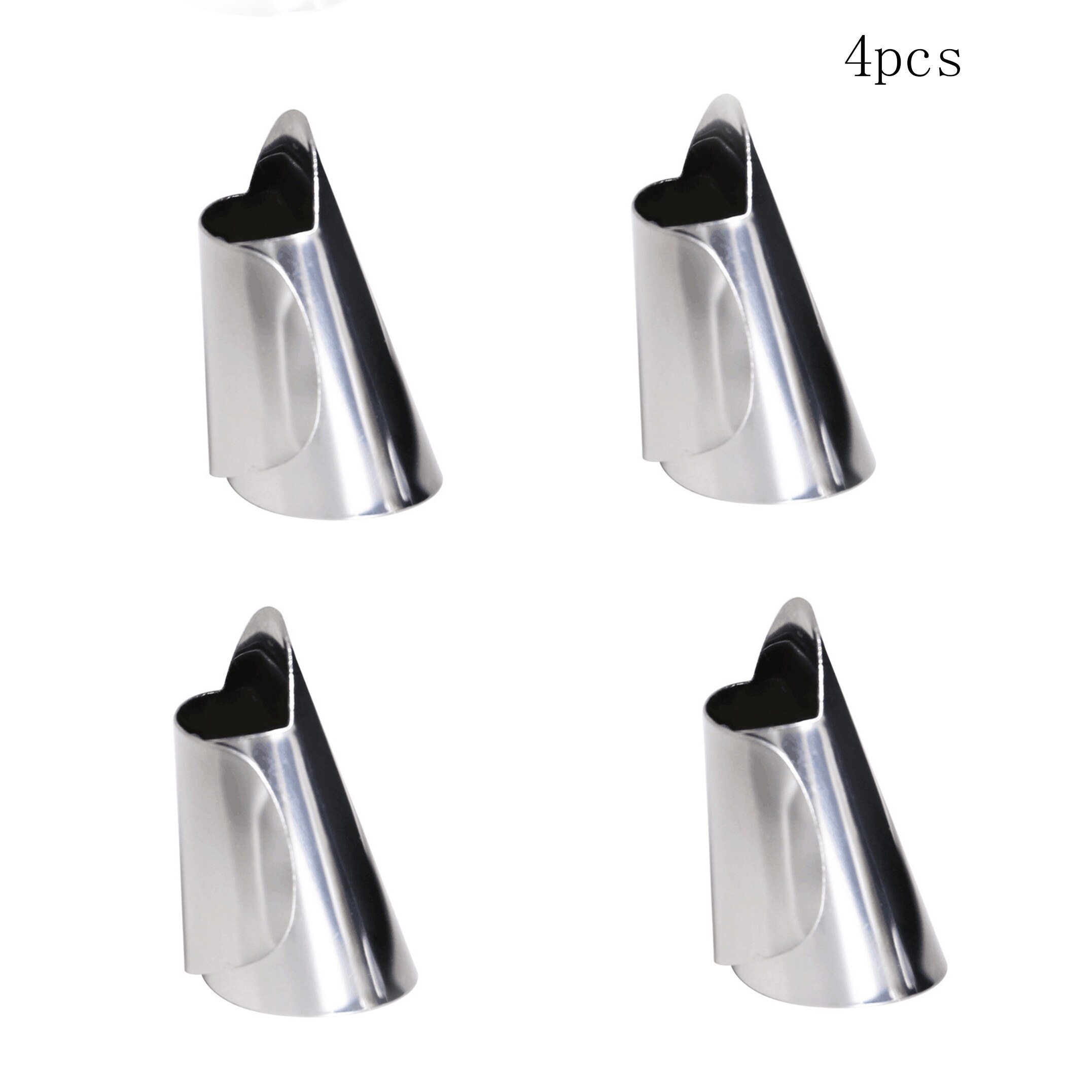 1/4 PIÈCES Châtaigne Écrou Peeling Gadget Artefact Peeling Coupe Légumes Cueillette Main Garde Clou De Fer Cuisine Gadgets: 4PCS