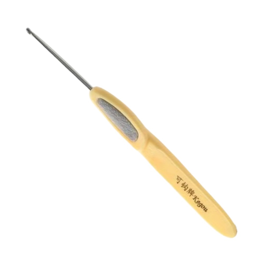 Gancho de ganchillo de acero inoxidable, tejido de hilo, DIY, suéter, aguja de ganchillo, herramienta de tejer, aguja de tejer hecha a mano, tejido de suéter: Oro