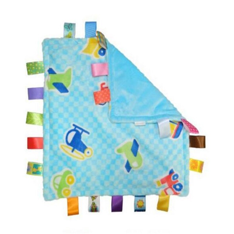 Ultra soft taggies multicolour label baby appease the towel cloth toy placarders