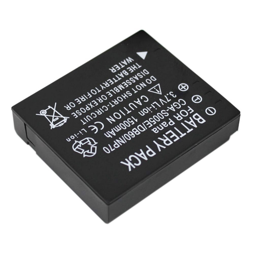 1Pcs 1500mAh CGA-S005E CGA S005E CGAS005E Battery For Panasonic DMW-BCC12 DMC-FX8 FX9 FX10 FX12 FX50 FX150 LX1 Camera