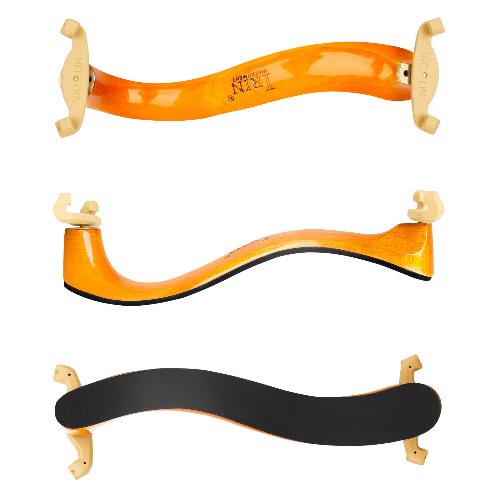 IRIN Violin Shoulder Rest Fiddle Shoulder Pad Chinrest Adjustable 3/4 4/4 Violin Shoulder Padded Rest Violin Accessories Parts: light green