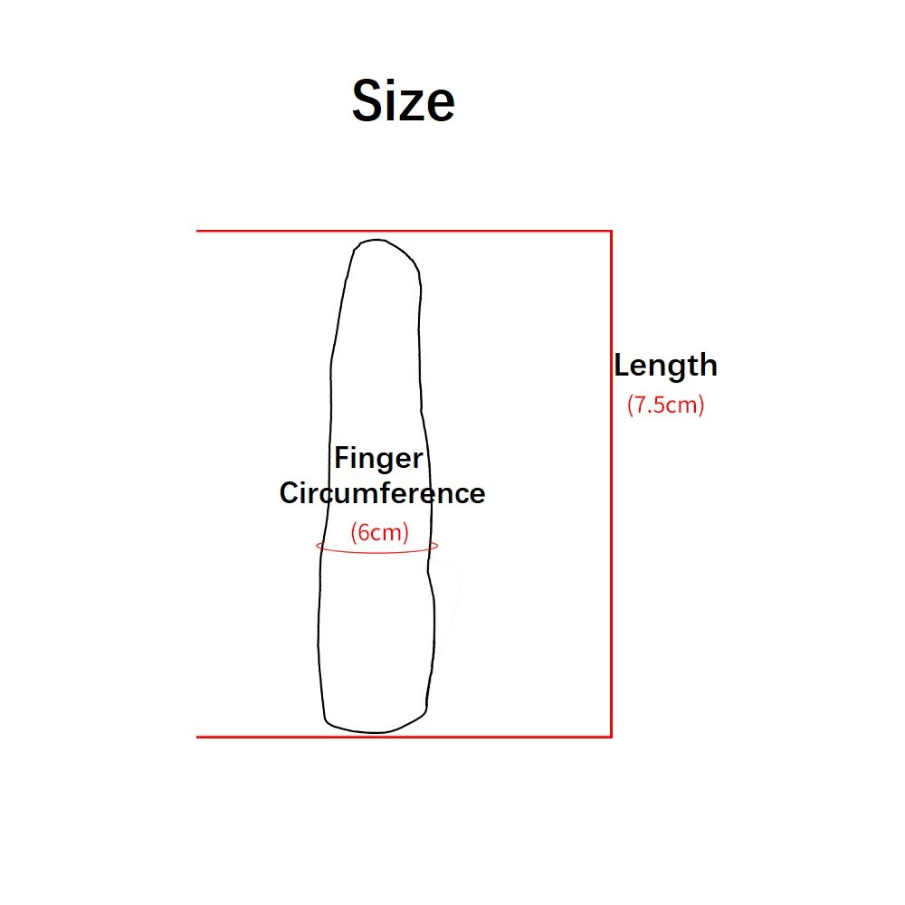 Nail Art Silicone Practice Single Finger Female Mannequin Finger with Flexible Finger Adjustment For Nails Display