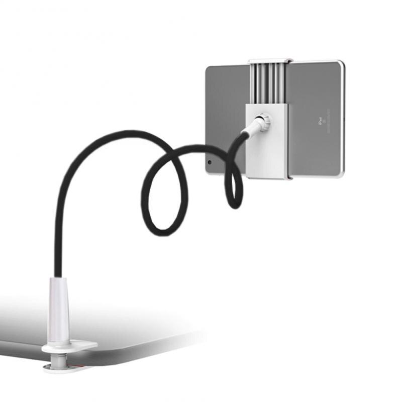 Stretchable Phone Holder stand Flexible Long Arm Lazy Phone Holder stands Clamp Bed Tablet Car Selfie Mount Bracket: black