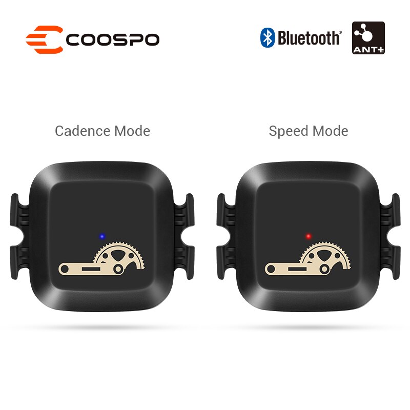 Coospo BK467 Snelheid/Cadanssensor Bluetooth Ant + Waterdicht Weg Fiets Rpm Sensor Voor Wahoo Garmin Gps Fietscomputer