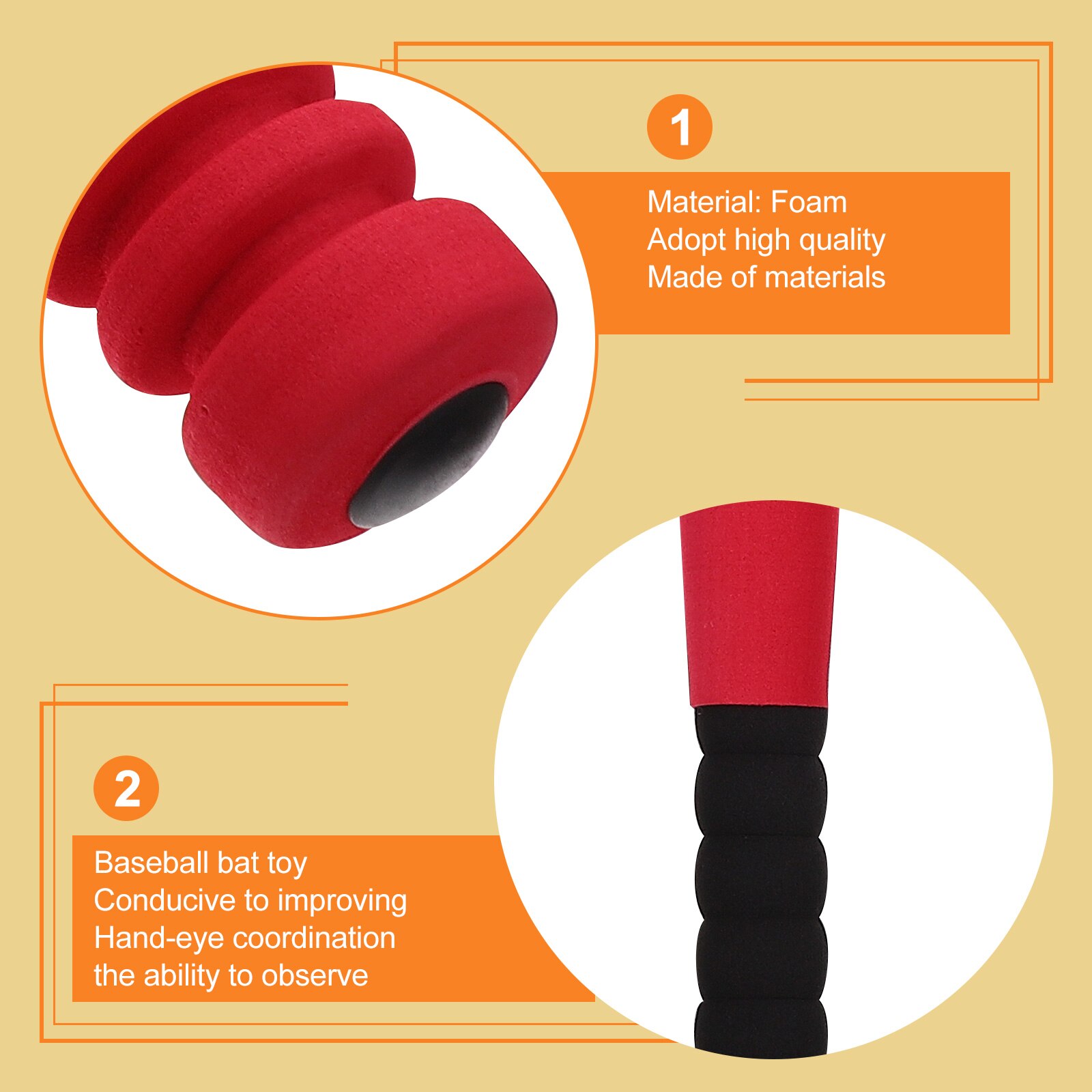 1 Set Baseball Bat Super Safe Kids Baseball Bat Children Baseball