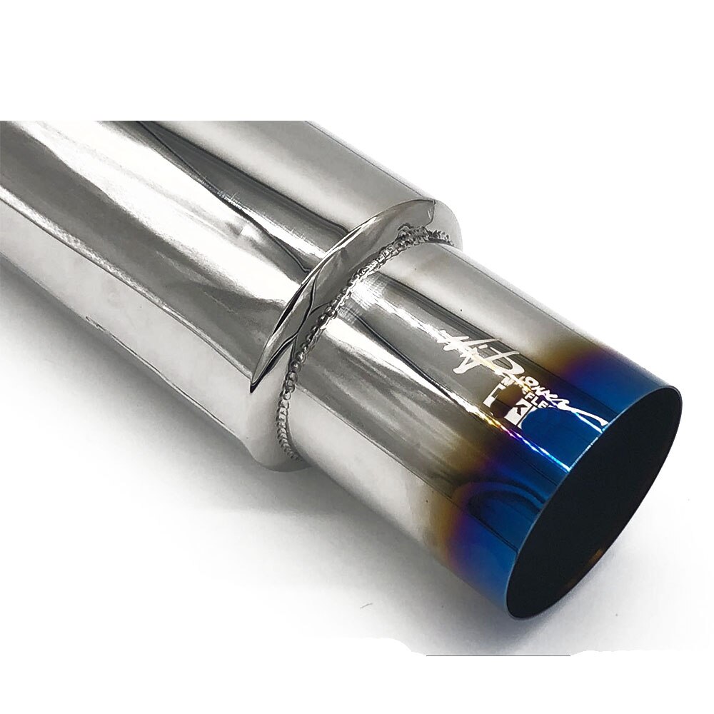 exhaust pipe mufflers tail universal stainless steel Exhaust Systems racing Mufflers 2.5&quot;To 4&quot;63mm-100mm