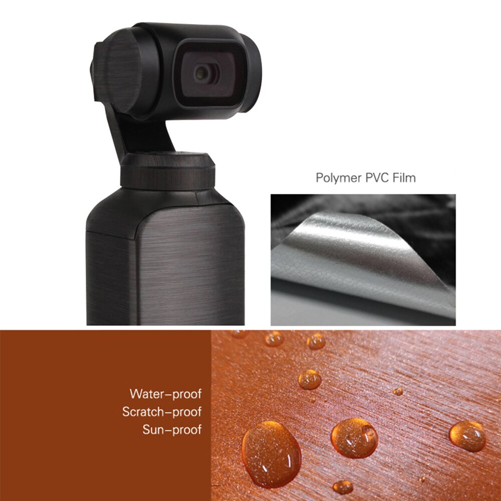 Body Decals Voor Dji Osmo Pocket Accessoires Waterdichte Pvc Stickers Body Decals Voor Dji Osmo Pocket Handheld Gimbal Camera