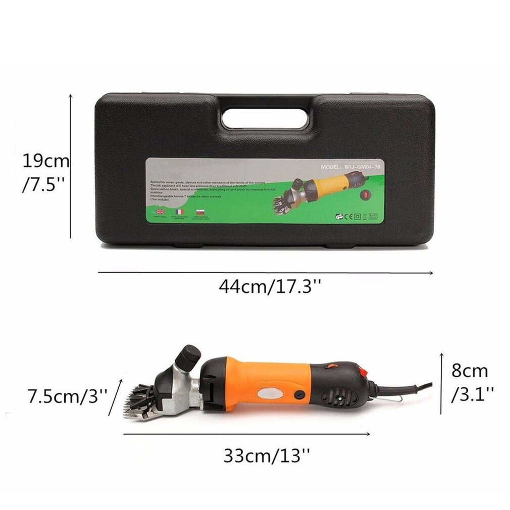Sheep Shears Electric Animal Grooming Clippers Heavy Duty Farm Livestock Haircut Trimmer Thick Coat Animals