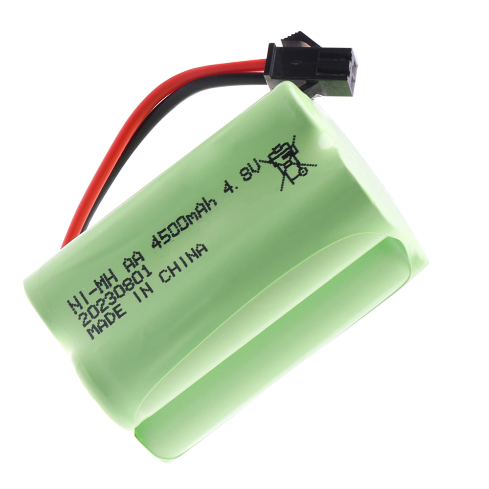Batería NiMH de 4,8 V y 4500mah para juguetes a control remoto, batería recargable de 4 x AA, para coches, tanques, Robots, barcos, pistolas, 4,8 V y 3000MAH