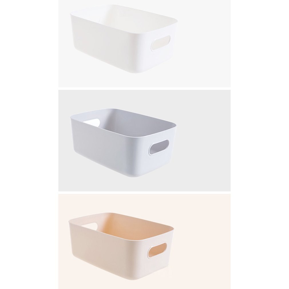 Homehold Desktop Plastic Box Studio Storage Office Home Kitchen Snack Storage Finishing Box Basket Sundries Storage Box