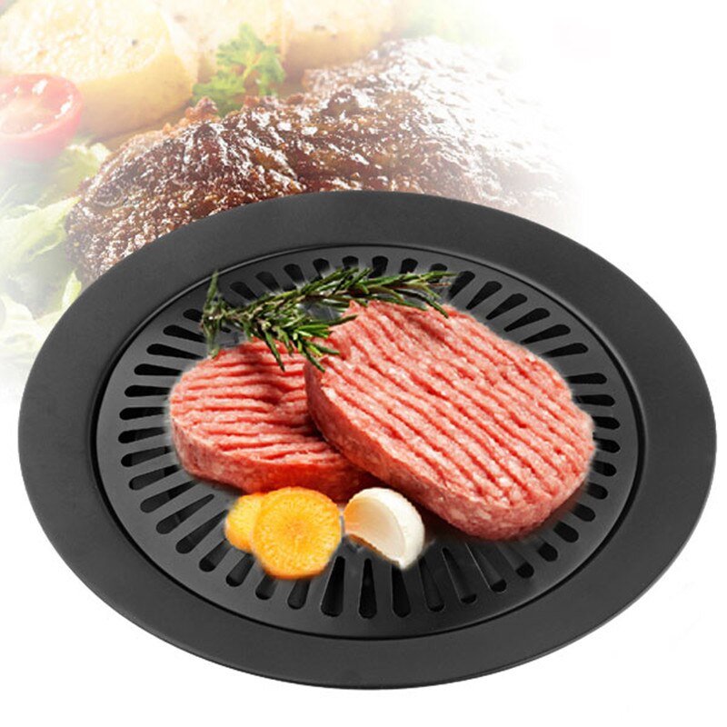 Herramientas de barbacoa sin humo para interiores, parrilla de barbacoa, plancha de gas para el hogar, placa de estufa de Gas, fácil de limpiar, de ,