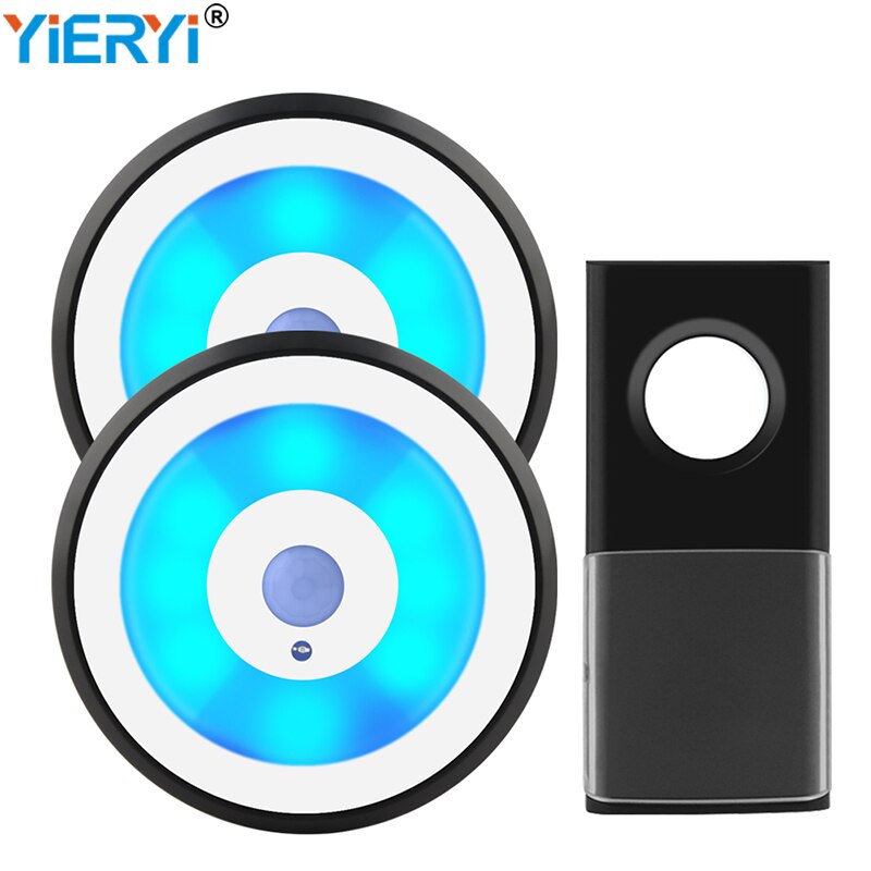 Wireless Welcome DoorBell Intelligent Home Door Call Induction Night Light 150m Remote USB Power Waterproof for Home Office