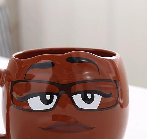 Kubki robić kawy o dużej pojemności kubki na mleko na herbatę śniadaniową: Brązowy