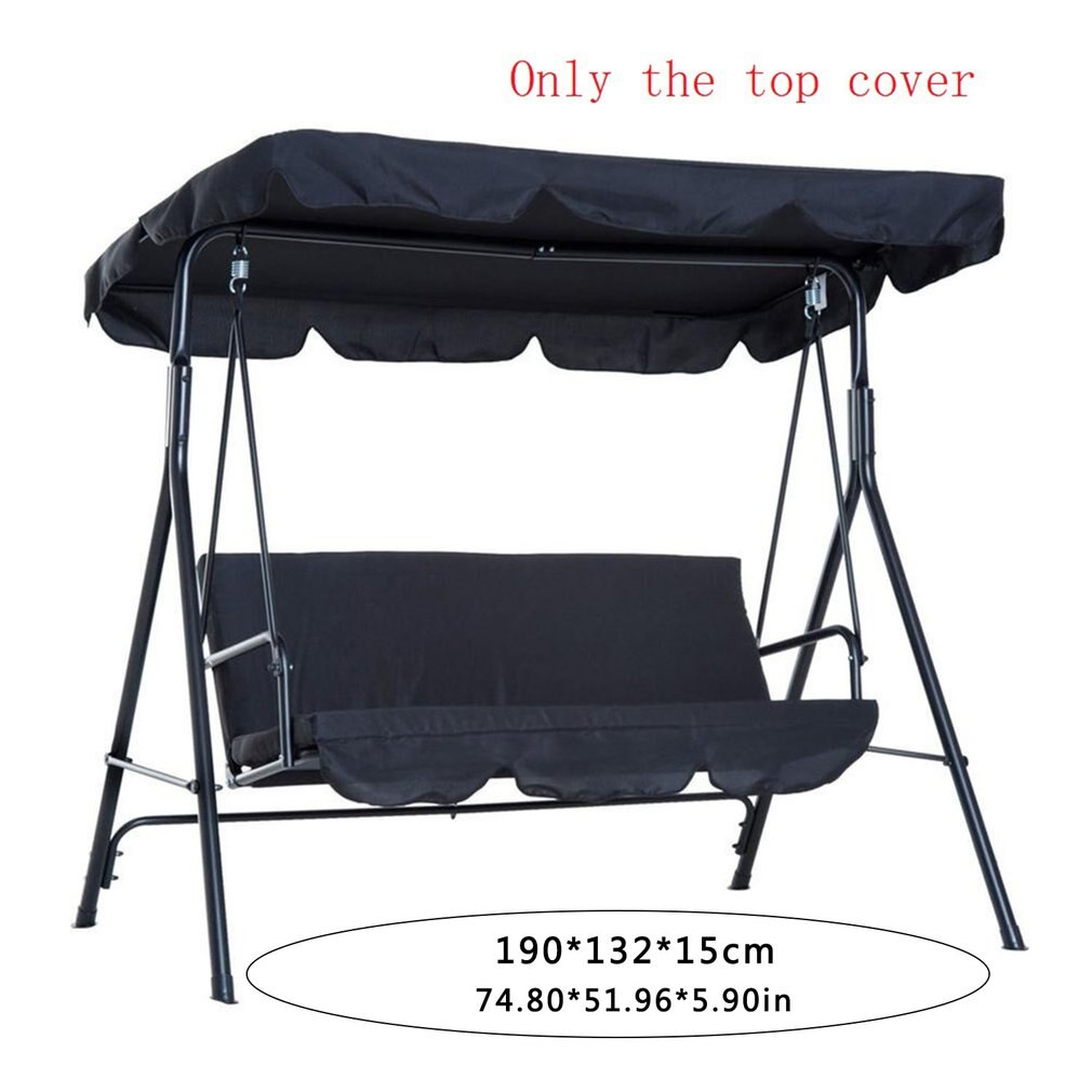 Garden courtyard swing sunshade roof cover Swing ceiling cover 190T polyester Outdoor swing ceiling cover