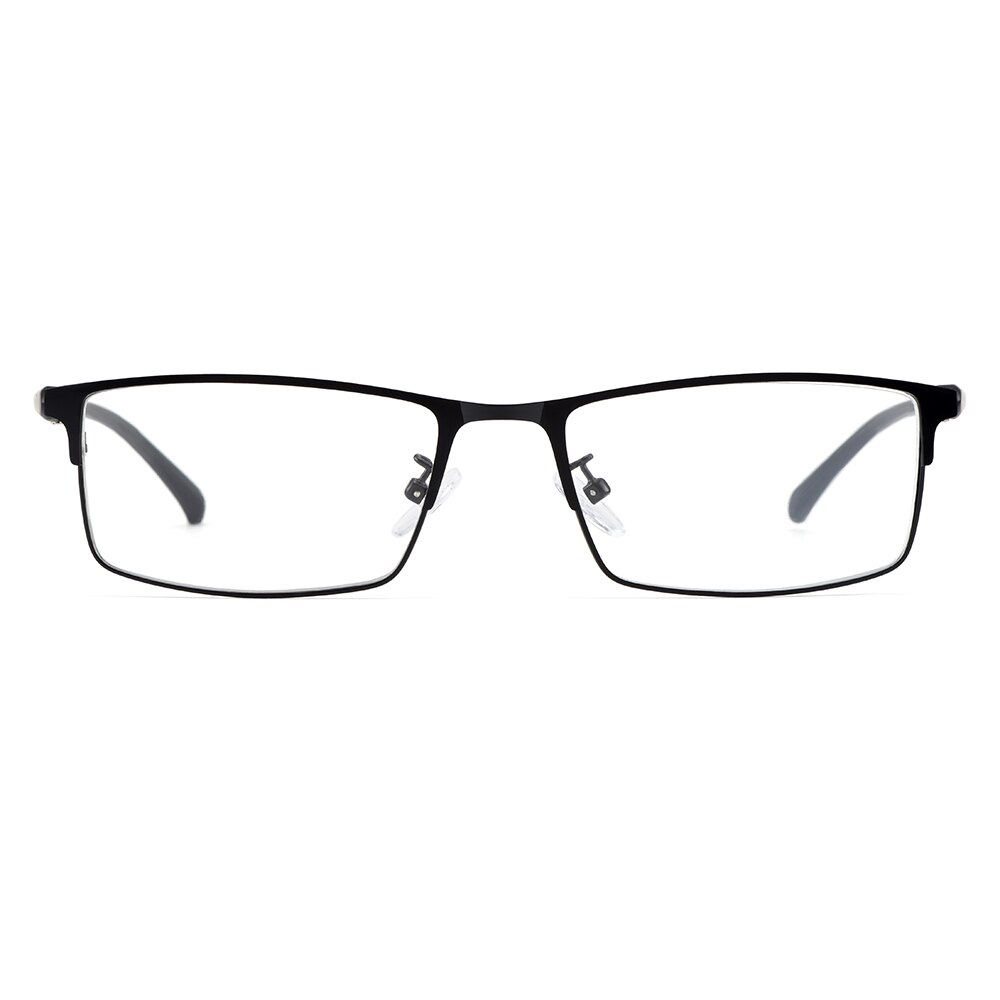 Gmei Optical Men Titanium Alloy Eyeglasses Frame for Men Eyewear Flexible Temple Legs IP Electroplating Alloy Material Y2529