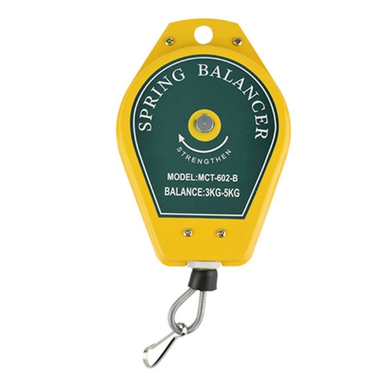 Retractable Spring Balancer Screwdriver Hanging Torque Wrench Hanger Steel Wire Rope Measuring Tool Holder Ergonomic Balance Bo: Yellow