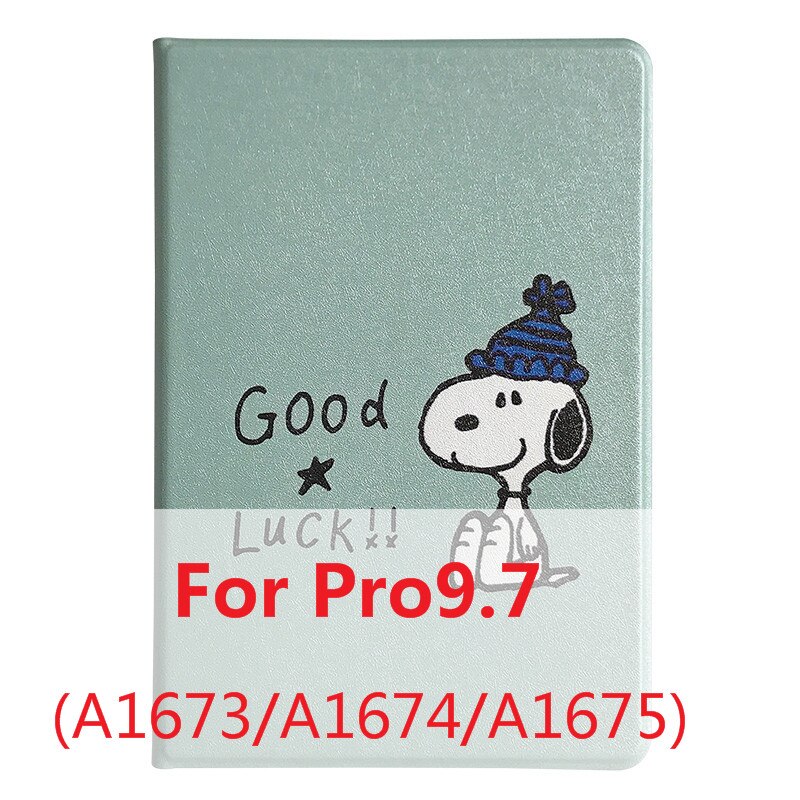 Tablet Case for iPad 10.2" 7th Gen, 9.7" 5th/6th Gen, Air 1/2/3, Pro 9.7"/10.5" - PU Smart Cover