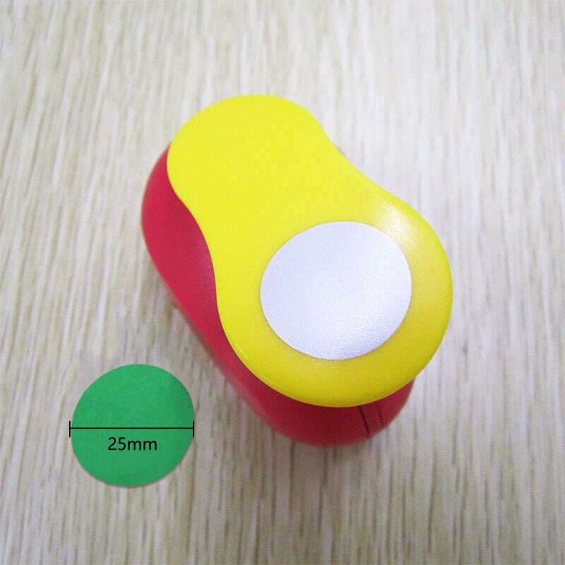 5cm 3.8cm 2.5cm round shape craft punch set children manual DIY hole punches cortador de papel de scrapbook school circle punch: A
