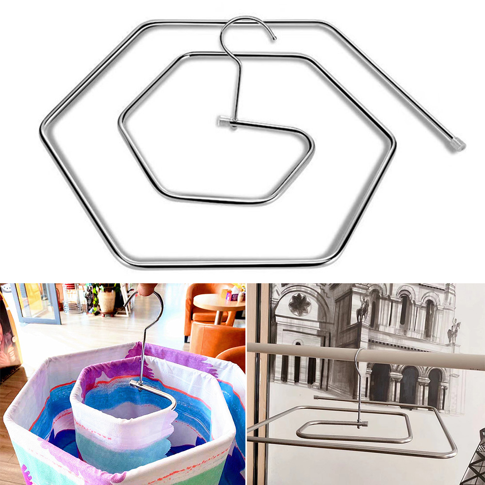 Cintre de séchage en spirale pour linge, en acier inoxydable, crochet rotatif pour draps et couvertures, organisateur de placard