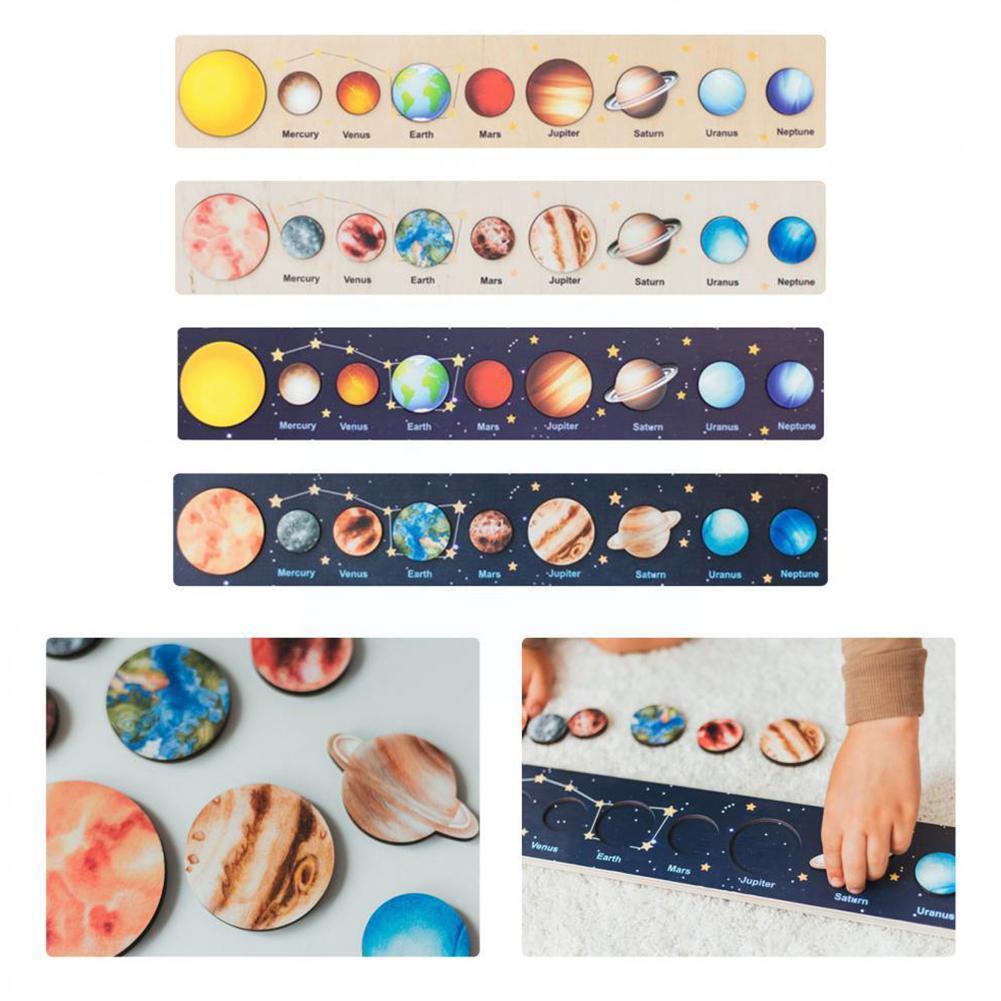 Voor Kids Zonnestelsel Speelgoed 3d Puzzel Ruimte Sterren Planeten Wetenschap Puzzel Educatief Iq Upgrade F8l2
