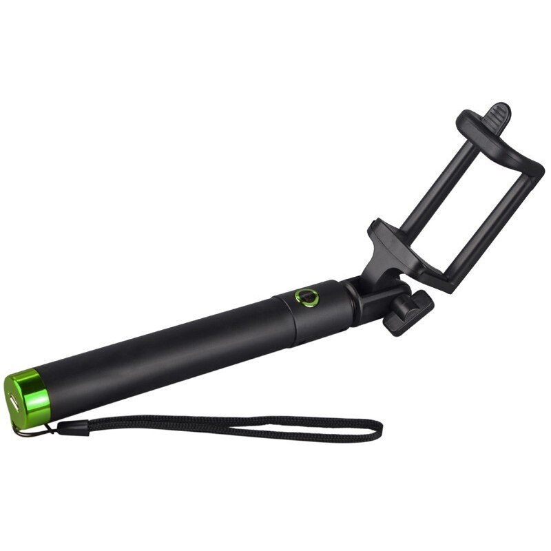Selfiestick Monopod Bastone For iPhone XR X XS MAX 8 7 6 6s Plus Wireless Selfie Stick For Huawei P30 Pro Palo Selfi Para Movil: Green