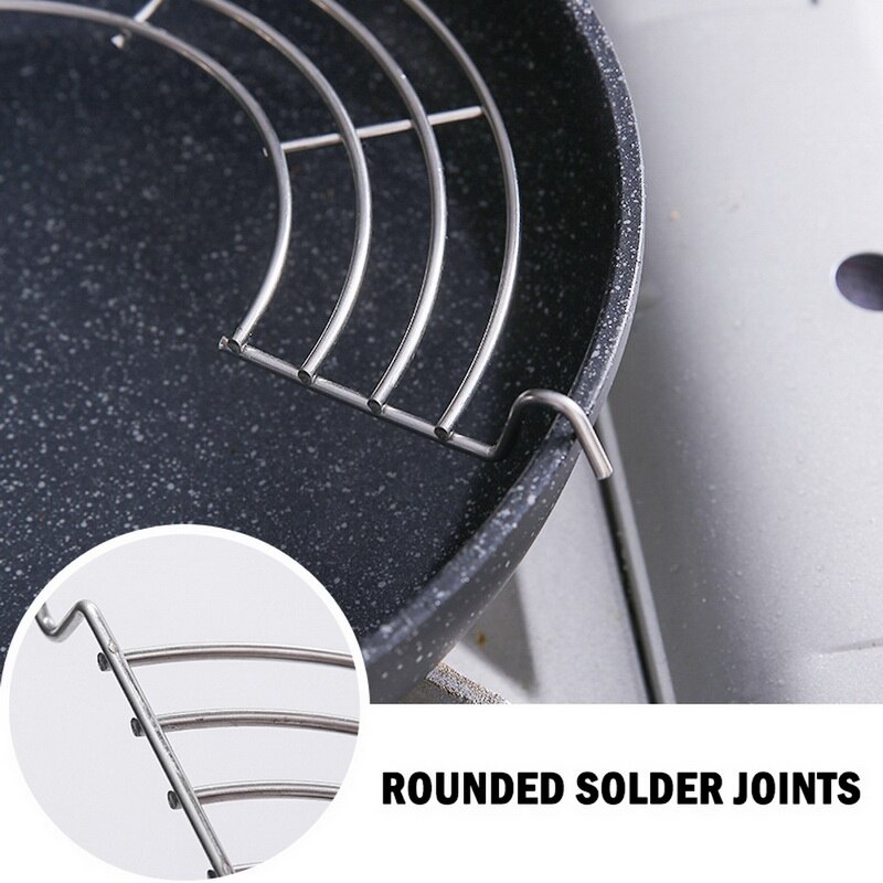 Stainless Steel Shelves Food Cooling Rack Strainer Wok Frying Pan Pot For Fry Drainer Rack Fried Tempura Kitchen Tools