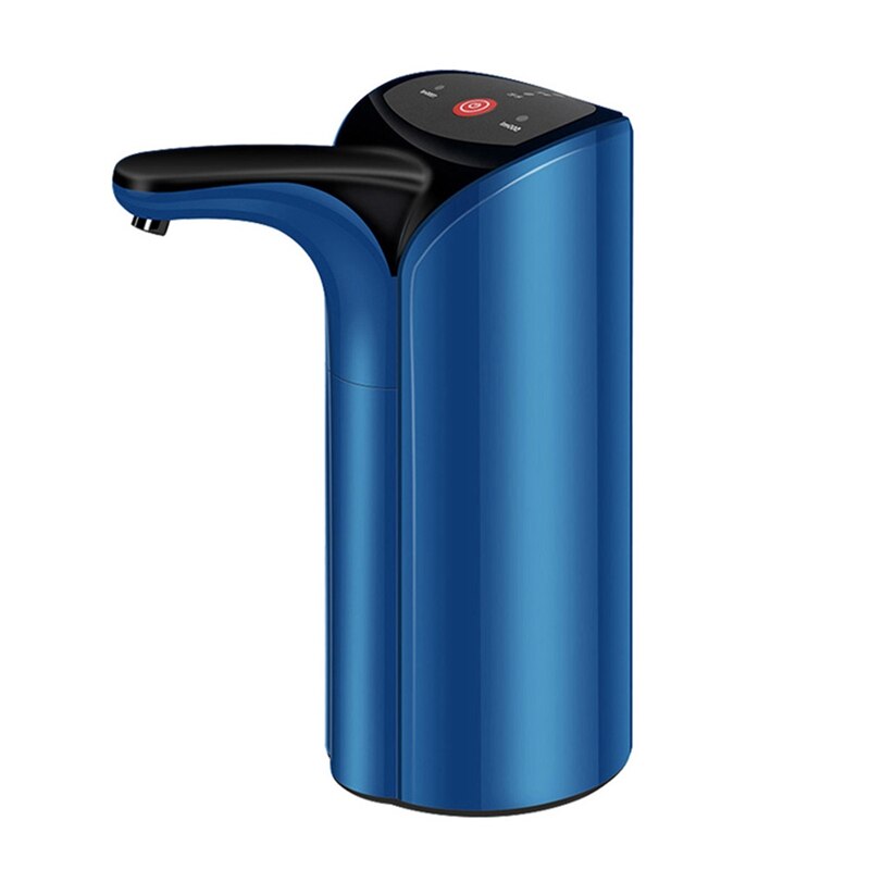 Elektrikli su sebili otomatik USB su şişesi pompası ev galon içme suyu şişesi anahtarı akıllı su pompası: Blue