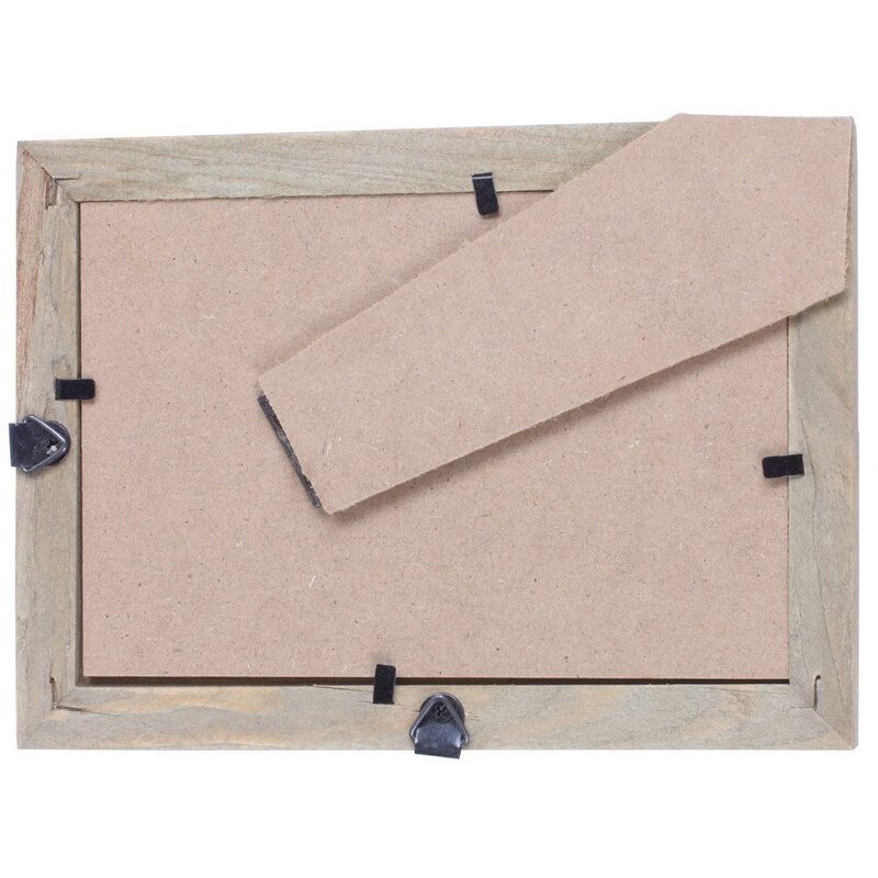 2 uds. Marcos de fotos Vintage marcos de fotos de boda de madera-azul claro y blanco