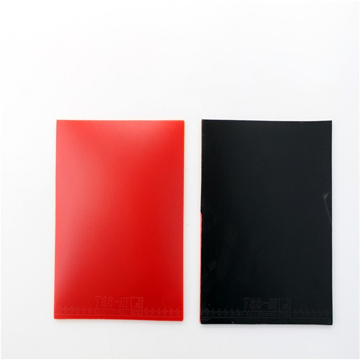 2 Stks SANWEI T88 III (T88-3) Tafeltennis Rubber (Half-sticky, loop) met Spons Puistjes In Ping Pong Rubber