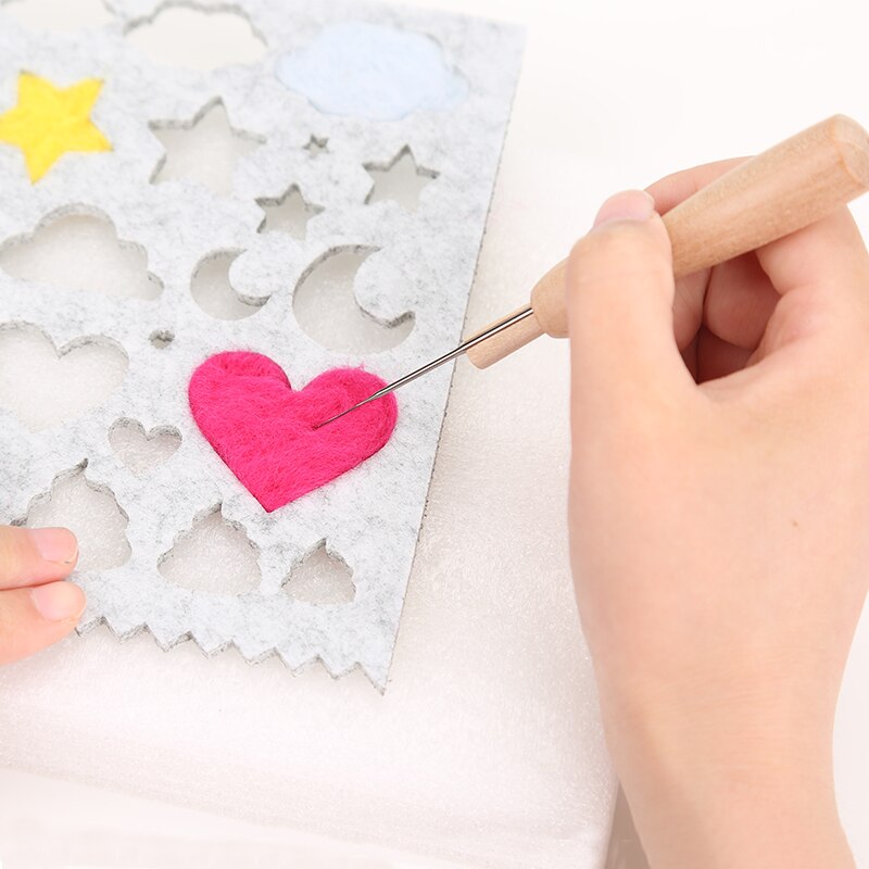 Imzay ull filtenåler ull filt form nål toving applikasjon form nål toving nål tove utstyr tove sett