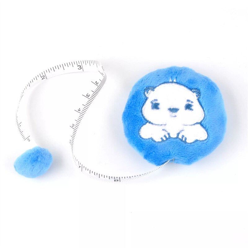 WINTAP 1.5M Cartoon Body Measuring Tape For Sewing Tailor Fabric Retractable Cute Bear Centimeter Inch Tape Measure Ruler: Default Title