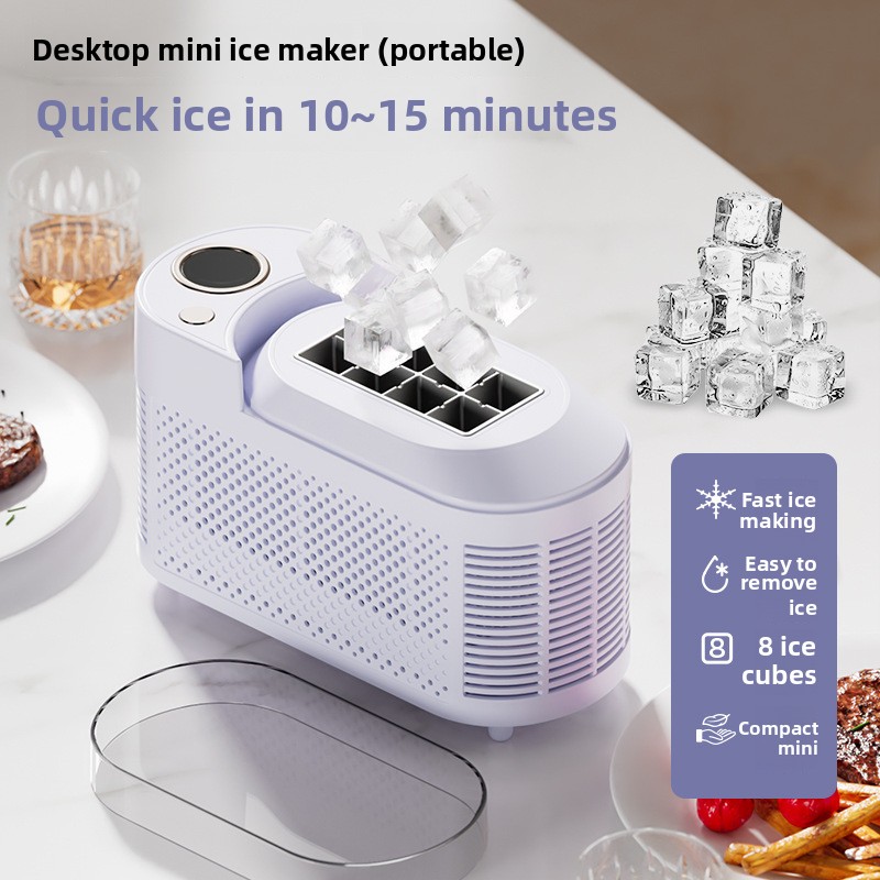Máquina de hielo portátil para el hogar y el Camping, máquina de hielo para viajes, máquina de hielo para coche de 12V, la mejor máquina de hielo portátil para viajes por carretera