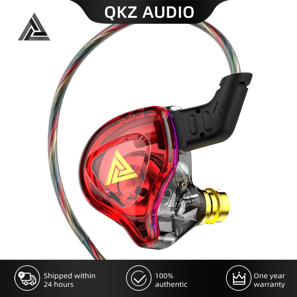 QKZ AK6 DMX In Ear Earphones HIFI Bass Earbuds Headphones Game Sport Monitor Noice Cancelling Common Headset EDS EDX ZST MT1