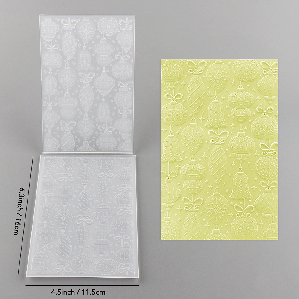Carpeta de estampado 3D, globo, mariposa, flor, borde de hojas, plantilla de rejilla para decoración de álbum de recortes DIY, tarjeta de papel con textura adicional 2025