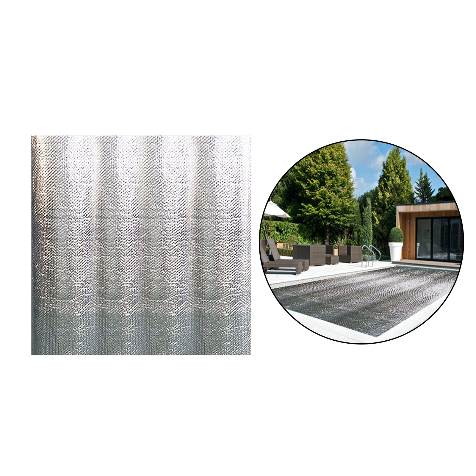 Swimming Pool Cover Heat Insulation Thermal Film Above Ground Swimming Pools Blanket Mat for Indoor Outdoor