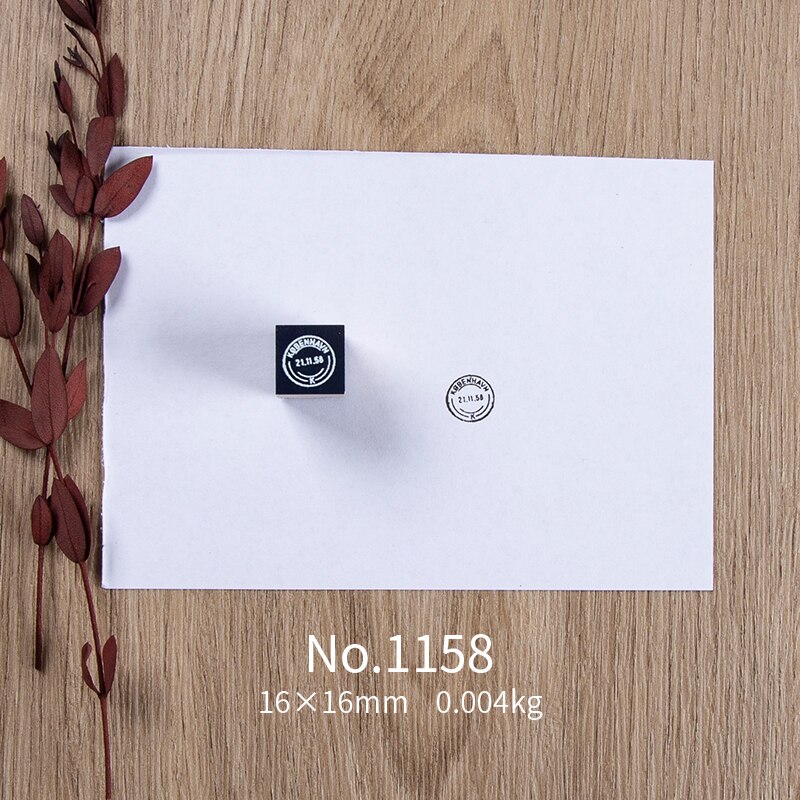 Vintage Stempel Collection Poststempel Label Houten Stempels Voor Scrapbooking Handgemaakte Kaart Diy Stempel Fotoalbum Craft: 1