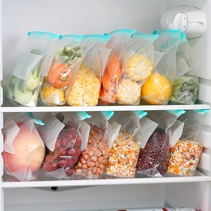 Premium Ziplock Sealed Bags - Durable Airtight Storage for Fridge & Kitchen - Secure Zipper Lock, Multi-Purpose Sub-Packaging