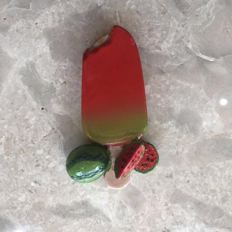 Creatieve Koelkast Stickers Kinderen Ijs Driedimensionale Hars Koelkast Magneet Koelkast Decoratie: Popsicle 1