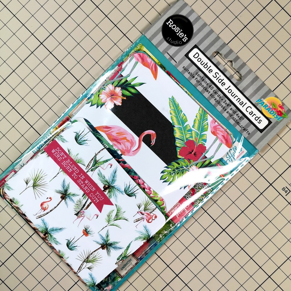 CRZCrafter Cardboard Journaling cards Double sided printing Scrapbooking Project album Journal cards embellishments