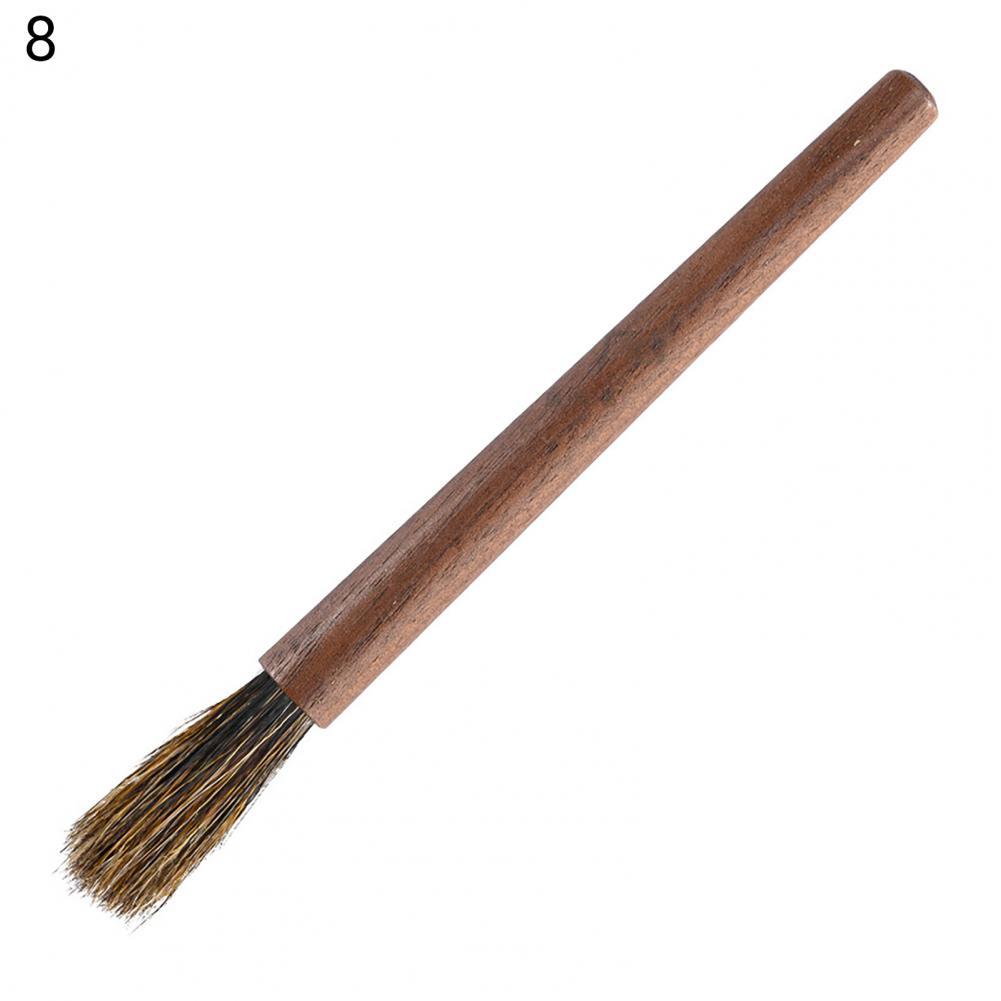 Coffee Residue Brush Easy Clean Coffee Brewing Brush Lightweight Easy to Use Practical Dense Bristle Cleaning Brush: 8