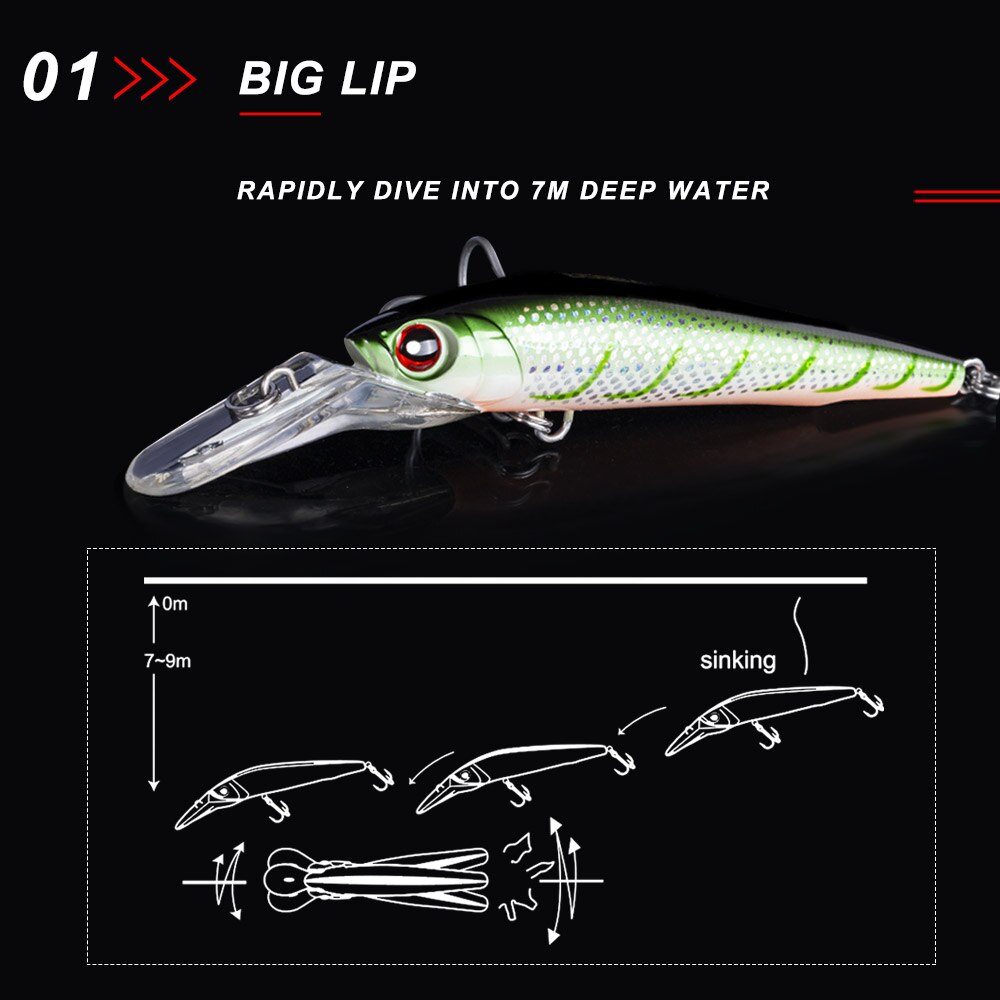 Leurre De Traîne Noeby Minnow 14cm 44g - Couleur Mulet - Nage 0 à 7m - NEUF